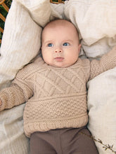 Indlæs billede til gallerivisning Sandnes 2413-01 Guernsey Sweater Baby