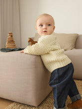 Indlæs billede til gallerivisning Sandnes 2413-01 Guernsey Sweater Baby