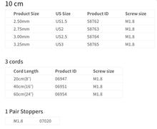 Indlæs billede til gallerivisning Seeknit M1,8 LACE SÆT Koshitsu - 10cm eller 14cm