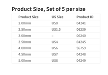 Indlæs billede til gallerivisning SeeKnit STØMPEPINDEsæt 15 cm Koshitsu