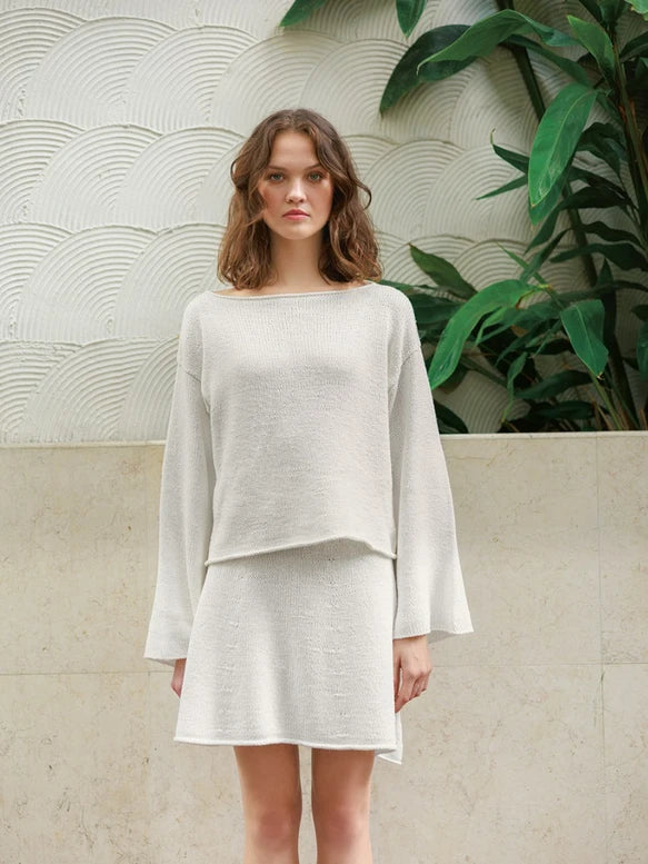 Sandnes 2404-08 Milly Sweater & Skirt